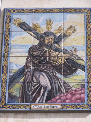 Azulejo de la 7� estaci�n 